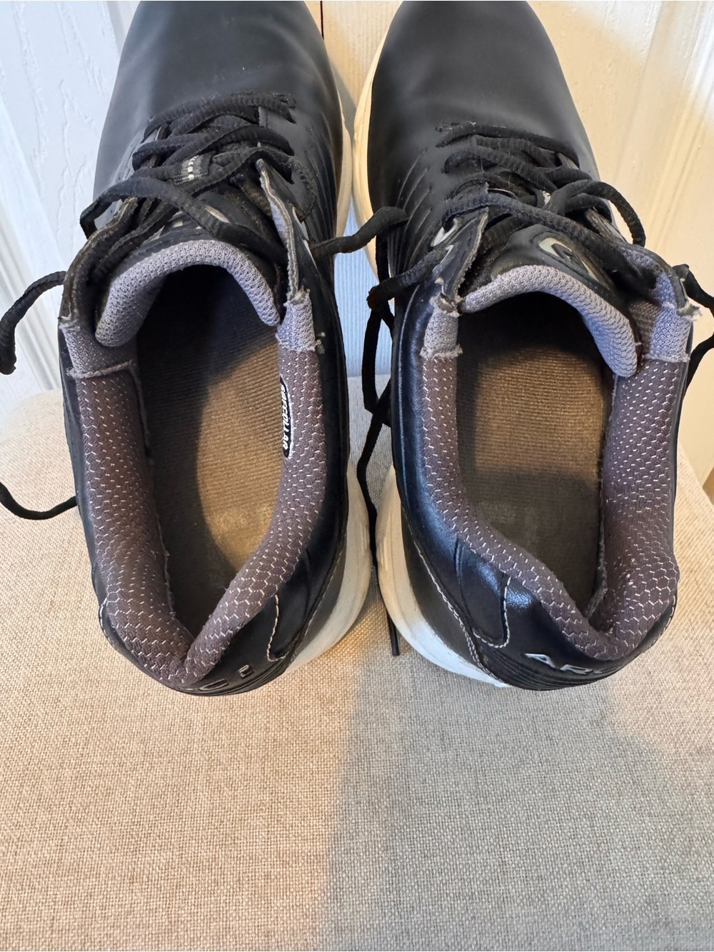 FootJoy FJ Men's Black Golf Tie Up Shoes Size 8.5 lightweight - Picture 10 of 12